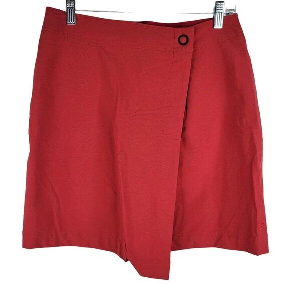 Columbia Women's Size 8 Anytime Wrap Skirt Red Camping Hiking Nylon - Picture 2 of 8